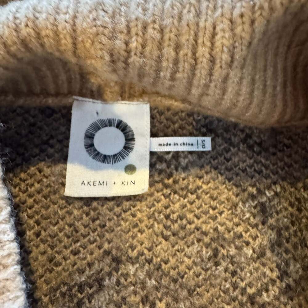 Akemi + Kin Leopard Print Open Front Cardigan One Size - Picture 4 of 5